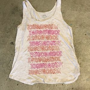 Old Navy Relaxed Fit Tank Top, Pink and Orange